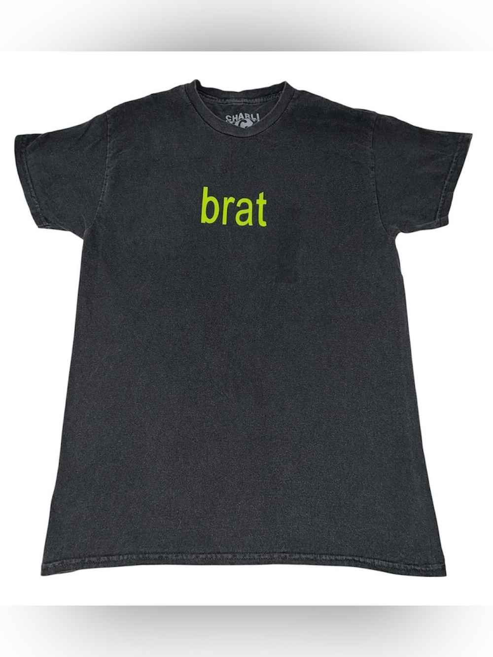 Charli XCX brat black t-shirt.